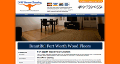Desktop Screenshot of fortworthwoodfloorcleaning.com